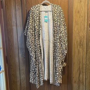 Posh Peanut Leopard Print Swim Coverup